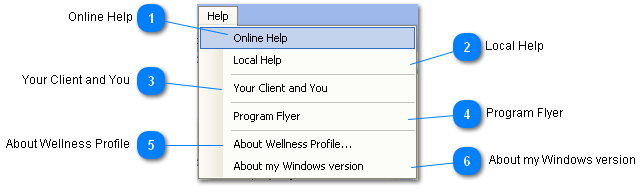 Help Menu