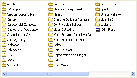 4.  Folder and File List