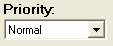 12. eMail Priority Drop Down List