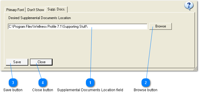 Supp. Docs. tab