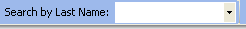 10. Search by Last Name Drop Down List