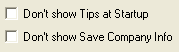 2. Don't Show Check Boxes