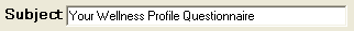8. Subject of eMail